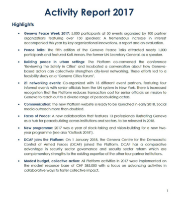 2017 Activity Report